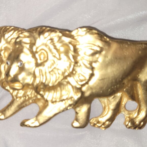Vintage Laloon Double Lion Belt Buckle main image 6